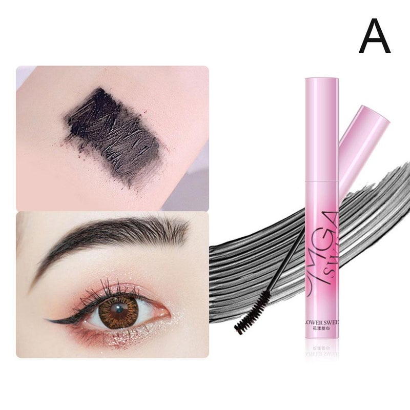 OMGA Flower Sweetheart Matte Long-Lasting Eyebrow Mascara - Three-Dimensional, Smudge-Proof, Affordable, Natural Makeup for Students